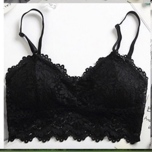 NEW! lace bralettes, fits chest sizes A-C, 1 bra - Picture 9 of 14